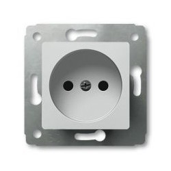 Механизм розетки 2К, без заземления, цвет белый, Legrand Cariva 773616