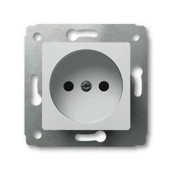 Механизм розетки 2К, без заземления, цвет белый, Legrand Cariva 773616