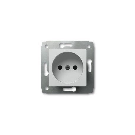 Механизм розетки 2К, без заземления, цвет белый, Legrand Cariva 773616