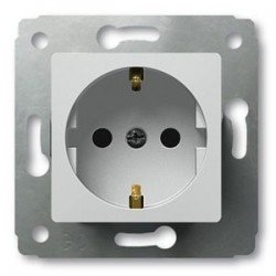 Механизм розетки 2К+З, цвет белый, Legrand Cariva 773620