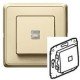 Механизм переключателя 1-кл. с подсветкой,, цвет слоновая кость, Legrand Cariva 773726