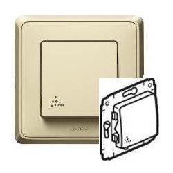 Механизм выключатателя 1-кл. ІР 44, слон.кость, Legrand Cariva 773709