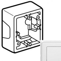 Коробка 1-ная для монтажа, белая, Legrand Cariva 773698