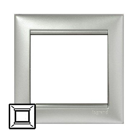 Рамка Legrand 1-на алюміній, Valena Legrand