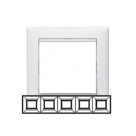 Рамка Legrand 5-на біла, Valena Legrand