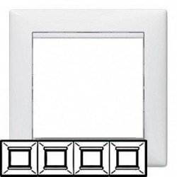 Рамка Legrand 4 поста белый Valena 774454