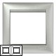 Рамка Legrand 2 поста алюминий Valena 770152