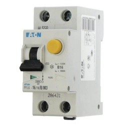 Диф. автомат Eaton PFL-6-10A/1N/C/003 2p 10А 30мА