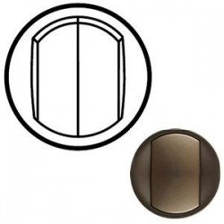 Лицевая панель механизма выключателя 2-кл., цвет графит, Celiane. 64901