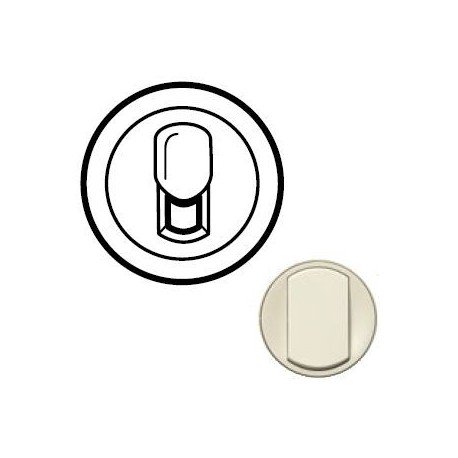 Лицевая панель механизма розетки RJ11, цвет слоновая кость, Celiane 66230