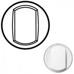 Лицевая панель механизма выключателя 1-кл., цвет белый, Celiane 68001