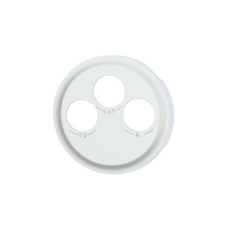 Лицьова панель розетки TV/FM/SAT, колір білий, Celiane, Legrand