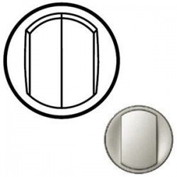 Лицевая панель механизма выключателя 2-кл., цвет титан, Celiane 68302