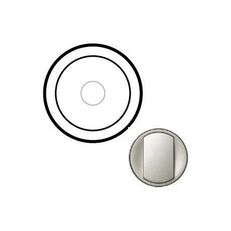 Лицевая панель механизма выключателя сенсорного, цвет титан, Celiane 68341