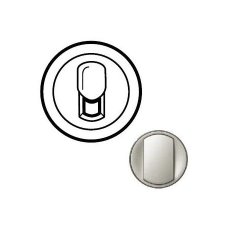 Лицьова панель розетки RJ11, колір титан, Celiane, Legrand