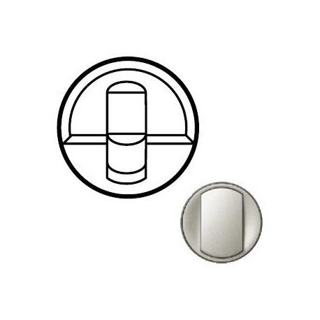 Лицьова панель розетки RJ45, колір титан, Celiane, Legrand