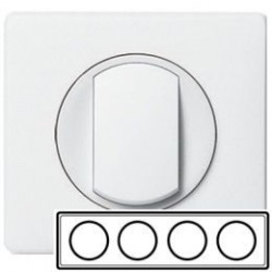 Рамка 4-а, колір білий, Celiane, Legrand