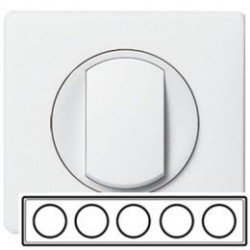 Рамка 5-ная, цвет белый, Celiane 66630