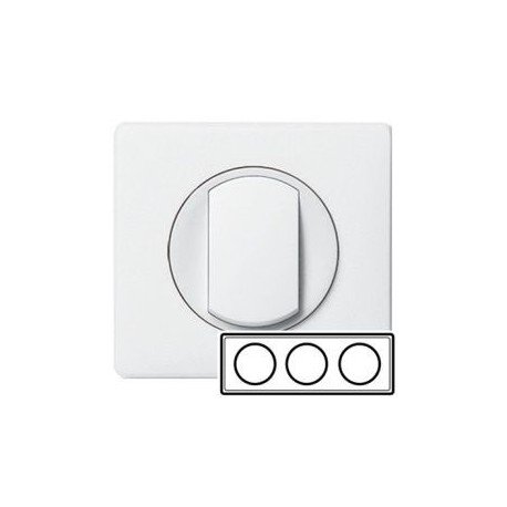 Рамка 3-ная, цвет белый, Celiane 66633