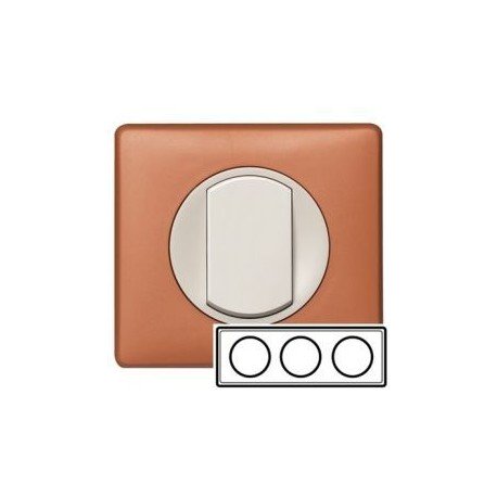 Рамка 3-ная, цвет корица, Celiane 68653