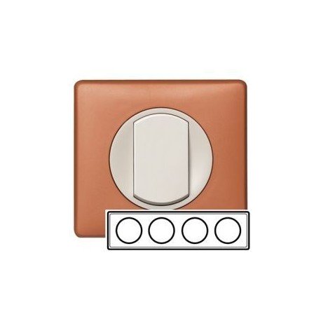 Рамка 4-а, колір кориця, Celiane, Legrand