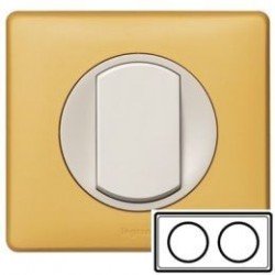 Рамка 2-ная, цвет шафран, Celiane 68672