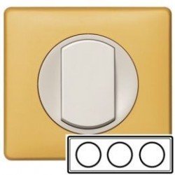 Рамка 3-ная, колір шафран, Celiane, Legrand