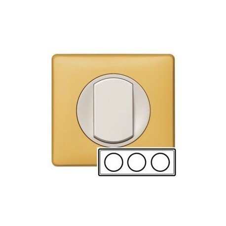 Рамка 3-ная, цвет шафран, Celiane 68673