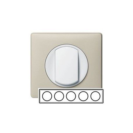 Рамка 5-ная, цвет слоновая кость, Celiane 66625