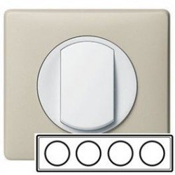 Рамка 4-а, колір бежевий, Celiane, Legrand