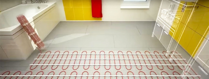 нагревательный мат под плитку